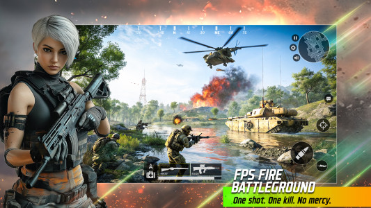 اسکرین شات 1 بازی Fps Fire Battleground Offline