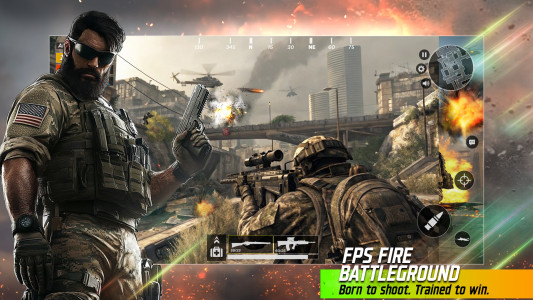 اسکرین شات 3 بازی Fps Fire Battleground Offline