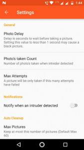 اسکرین شات برنامه C4K Intruder Selfie 8