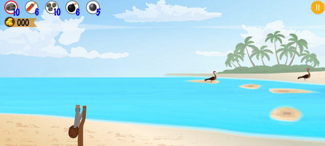اسکرین شات 2 بازی Sling bird hunter