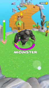 اسکرین شات بازی Hungry Monster 3D 2