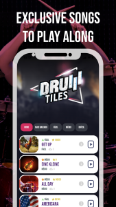 اسکرین شات 4 بازی Drum Tiles: drumming game