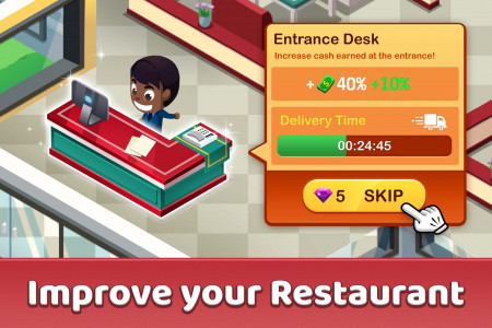 اسکرین شات بازی Idle Restaurant Tycoon 1