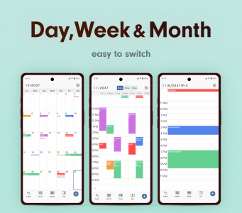 اسکرین شات برنامه Simple Calendar - easy planner 5