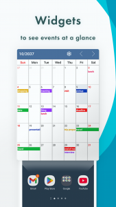 اسکرین شات برنامه Simple Calendar - easy planner 3