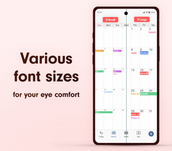 اسکرین شات 7 برنامه Simple Calendar - easy planner