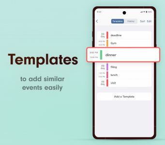 اسکرین شات برنامه Simple Calendar - easy planner 6