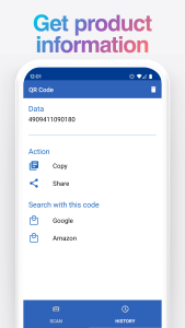 اسکرین شات 3 برنامه Barcode Scanner - QR Code Read