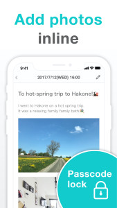 اسکرین شات 2 برنامه Simple Diary - journal w/ lock