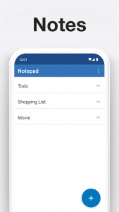 اسکرین شات 1 برنامه Notepad - notes & memo app