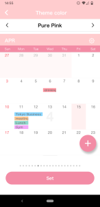 اسکرین شات 6 برنامه My Calendar - Simple Planner