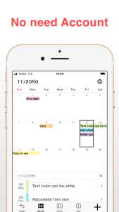 اسکرین شات 2 برنامه N Calendar: Planner, Schedule