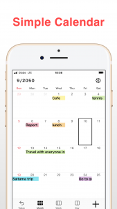 اسکرین شات برنامه N Calendar - Simple planner 1