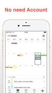 اسکرین شات برنامه N Calendar - Simple planner 2