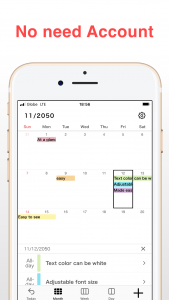 اسکرین شات 2 برنامه N Calendar: Planner, Schedule