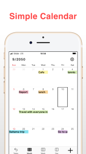 اسکرین شات 1 برنامه N Calendar: Planner, Schedule