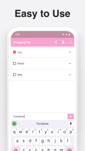اسکرین شات 2 برنامه Shopping List: My Grocery List