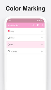 اسکرین شات 5 برنامه Shopping List: My Grocery List