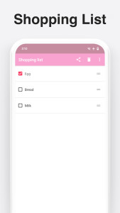 اسکرین شات 1 برنامه Shopping List: My Grocery List