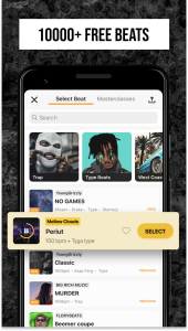 اسکرین شات 1 برنامه Rap Fame - Rap Music Studio
