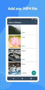 اسکرین شات برنامه Video (.GIF;.MP4) to Wallpaper 1