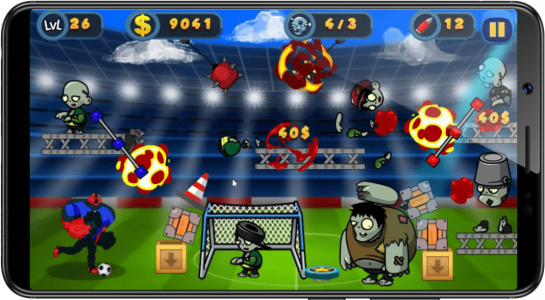 اسکرین شات بازی فوتبال زامبی 1