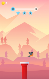 اسکرین شات بازی Bouncy Bird: Casual & Relaxing Flappy Style Game 1