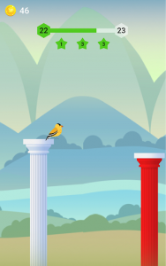 اسکرین شات بازی Bouncy Bird: Casual & Relaxing Flappy Style Game 4