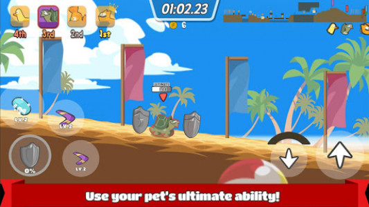 اسکرین شات بازی Pets Race - Fun Multiplayer PvP Online Racing Game 3