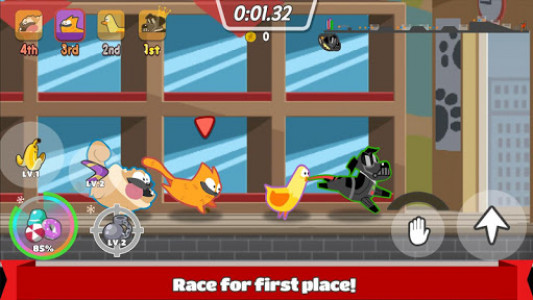 اسکرین شات بازی Pets Race - Fun Multiplayer PvP Online Racing Game 1
