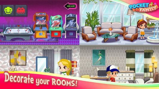 اسکرین شات 7 بازی Pocket Family Dreams: My Home