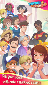 اسکرین شات 4 بازی Pocket Family Dreams: My Home
