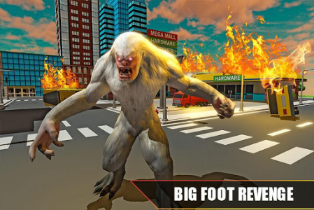 اسکرین شات برنامه Bigfoot Monster City Rampage: Gorilla Hunter 2