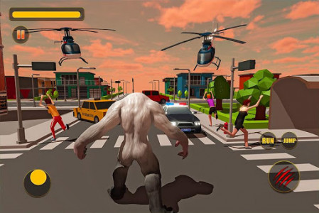 اسکرین شات برنامه Bigfoot Monster City Rampage: Gorilla Hunter 4