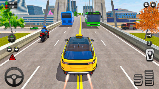 اسکرین شات بازی Modern Taxi Driver Car Games 2