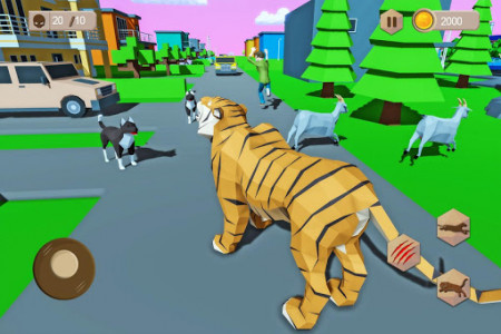 اسکرین شات بازی Tiger Simulator: City RPG Survival Game 7