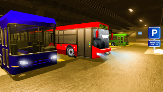 اسکرین شات بازی Coach Bus Parking Simulator 3D 1