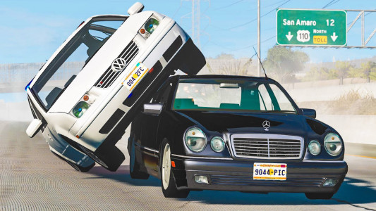 اسکرین شات بازی Realistic Car Crash Simulator 2