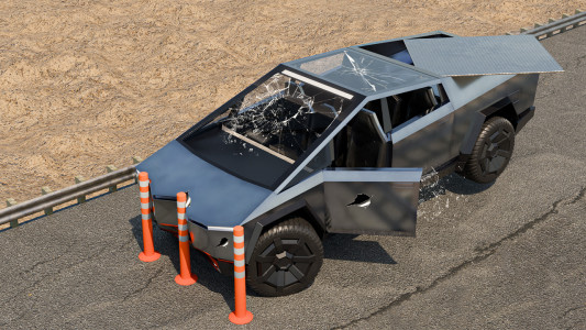 اسکرین شات 3 بازی Realistic Car Crash Simulator