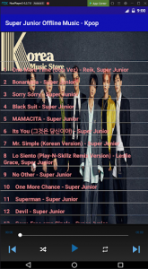 اسکرین شات برنامه Super Junior Offline Music - Kpop 4