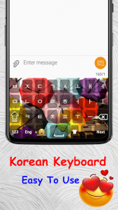 اسکرین شات برنامه Korean keyboard 2020: Hangul Typing app 4