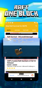 اسکرین شات برنامه Mod Raft Survival for MCPE - O 3