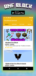 اسکرین شات برنامه Map One Block Survival - block 2