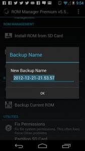 اسکرین شات برنامه ROM Manager 6