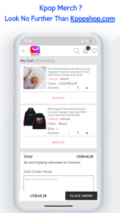 اسکرین شات برنامه Kpopshop - Kpop Online Shopping App 4
