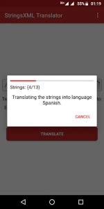 اسکرین شات برنامه StringsXML Translator 2
