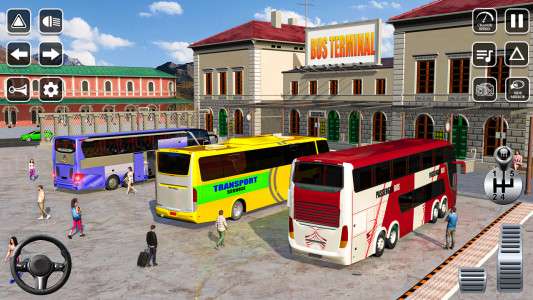 اسکرین شات برنامه Real Bus Driving Bus Simulator 7