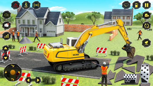 اسکرین شات بازی Modern Road Construction Games 6