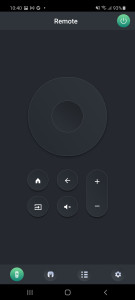 اسکرین شات 1 برنامه Remote for Chromecast TV