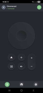 اسکرین شات 1 برنامه Remote for Chromecast TV